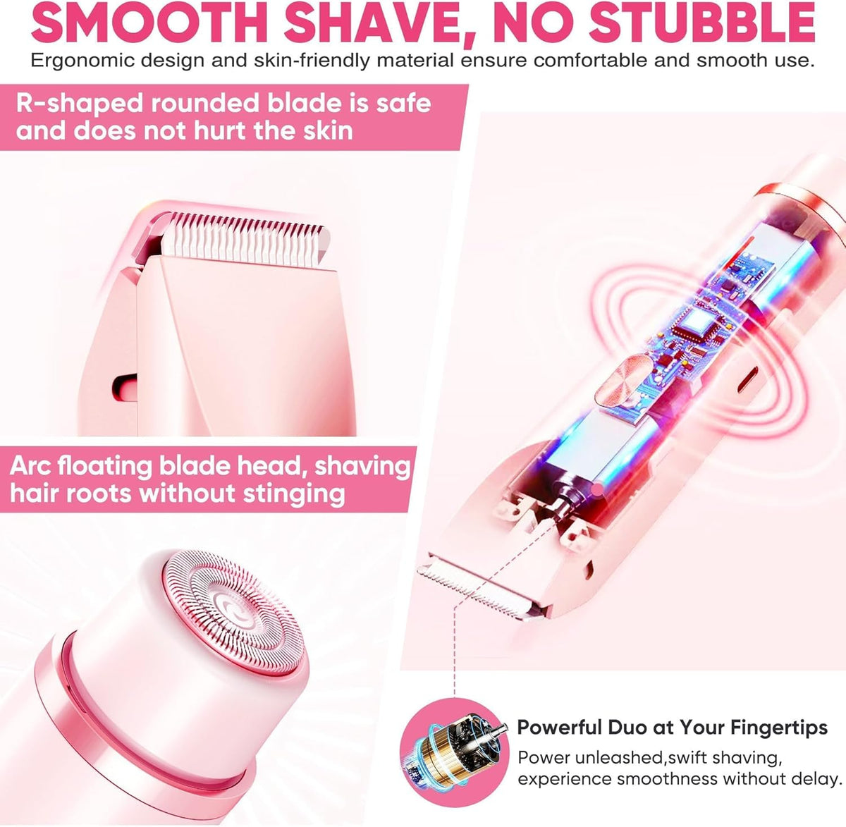 Dreamily Glow 2-in-1 Hair Removal Device