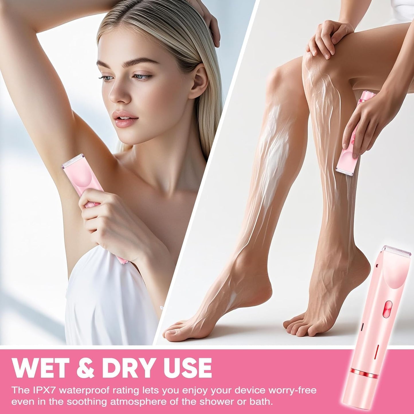 Dreamily Glow 2-in-1 Hair Removal Device