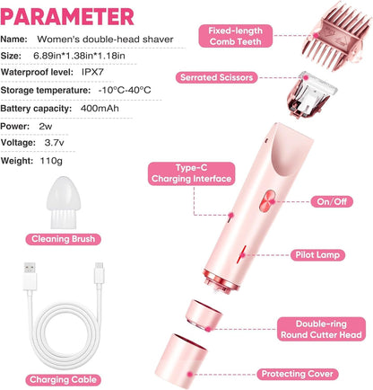 Dreamily Glow 2-in-1 Hair Removal Device